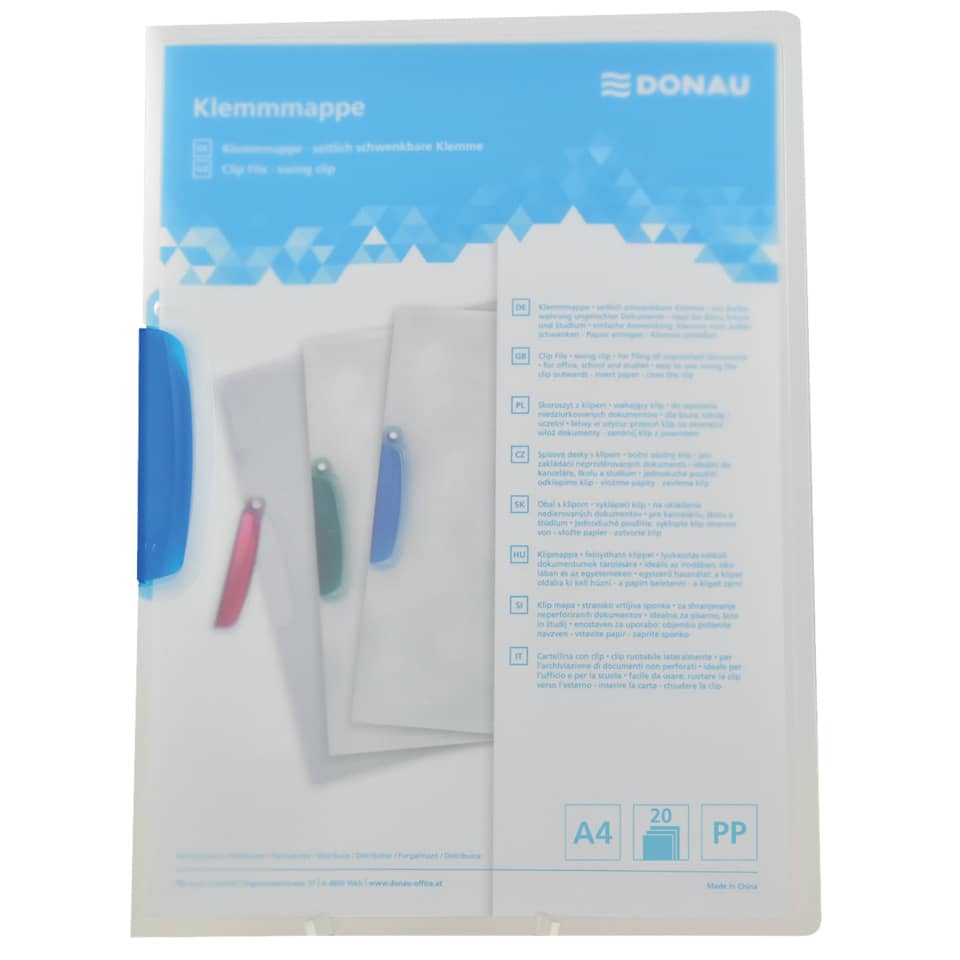Klemmbinde, Mappe, Klemmmappe, Klammern, Papierformat-A4