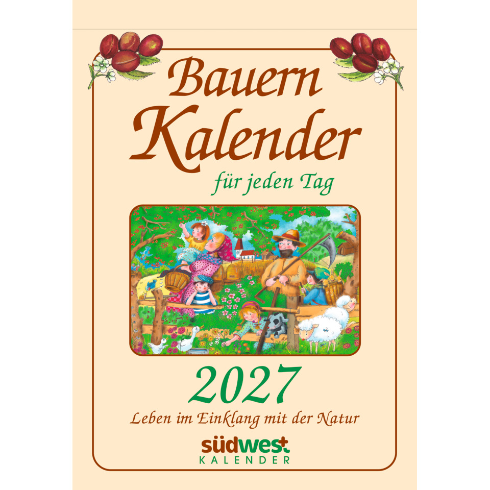 Kalender, Jahr 2027, Bildkalender, Natur, Landleben