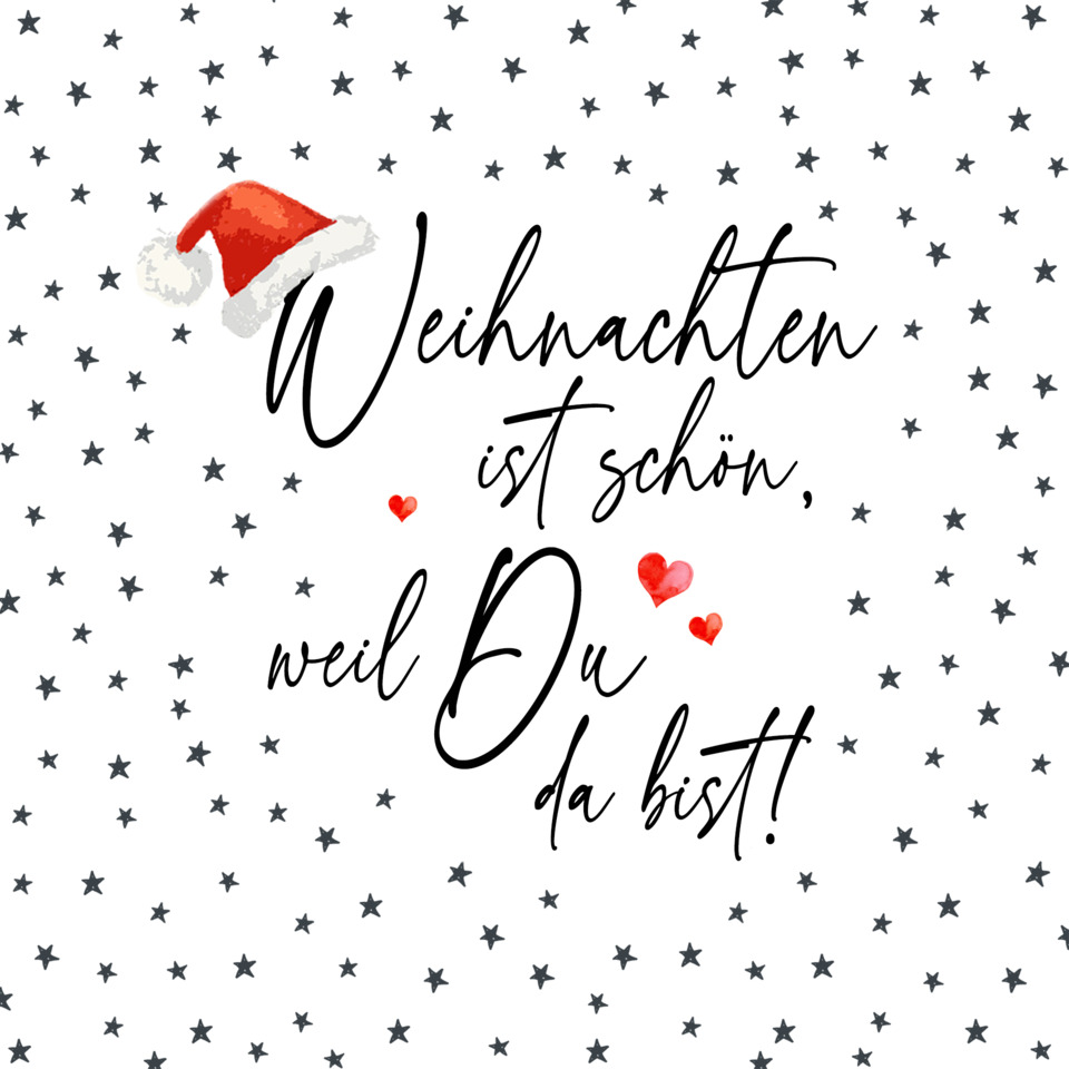 Weihnachten, Spruch, Herz, Satz, Sterne