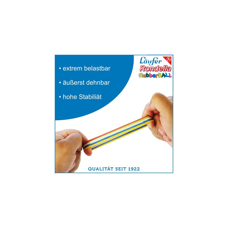 Knetgummi, Gummi-Ring, Mehrfarbig, Stretch-Gummi, Riesenball