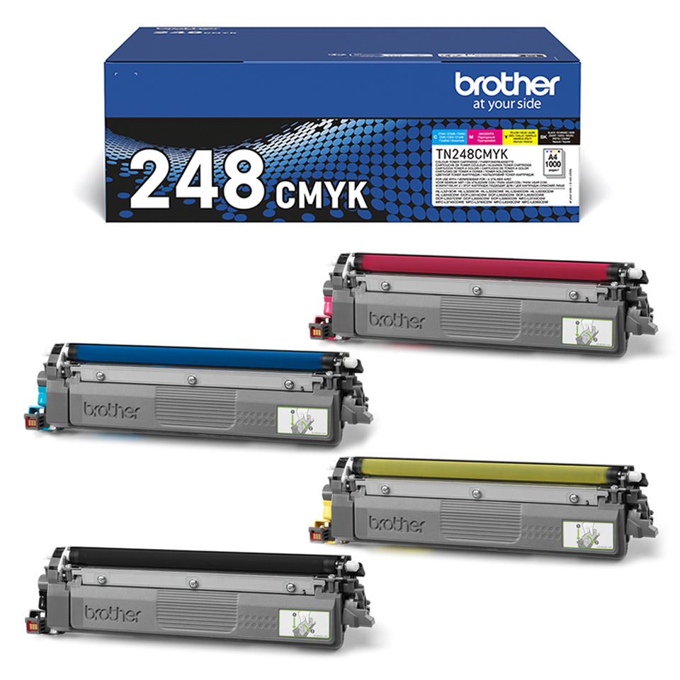 Toner, CMYK, Druckerpatronen, Toner-Kit, Brother-Toner