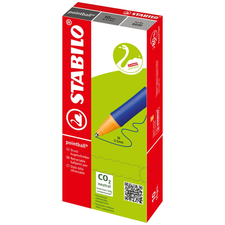 Stabilo, Pointball, Kugelschreiber, Kugelschreiberpen, CO2-neutral