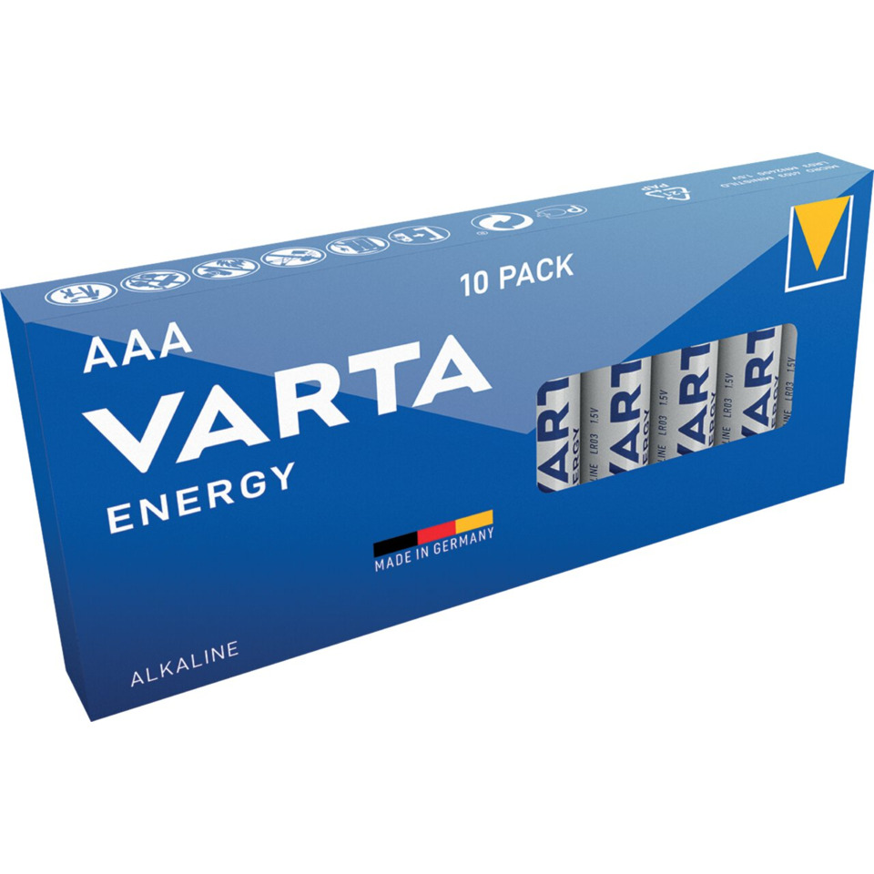 AAA, VARTA, Energie, Alkaline, 10er Pack