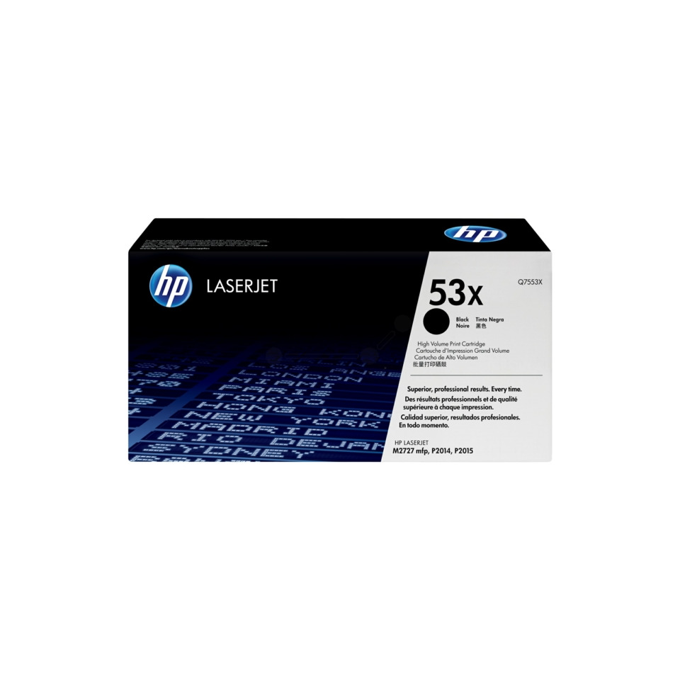 Lasertonerkartusche, Tintenpatrone, HP, schwarzer Toner, 53x