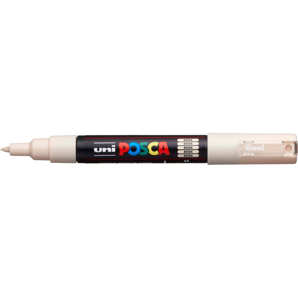 Marker, Wasserlöslich, UV Marker?, Posca, Schwarz, Beige, Künstlermarker
