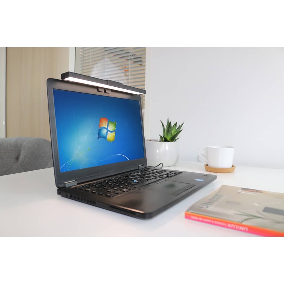 Laptop, Windows desktop, Open laptop, Desk setup, Office