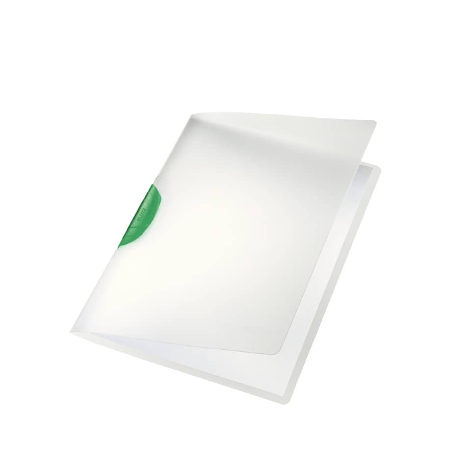Notizblock, Kleines Notizbuch, White Paper, Pappe, Green Clip