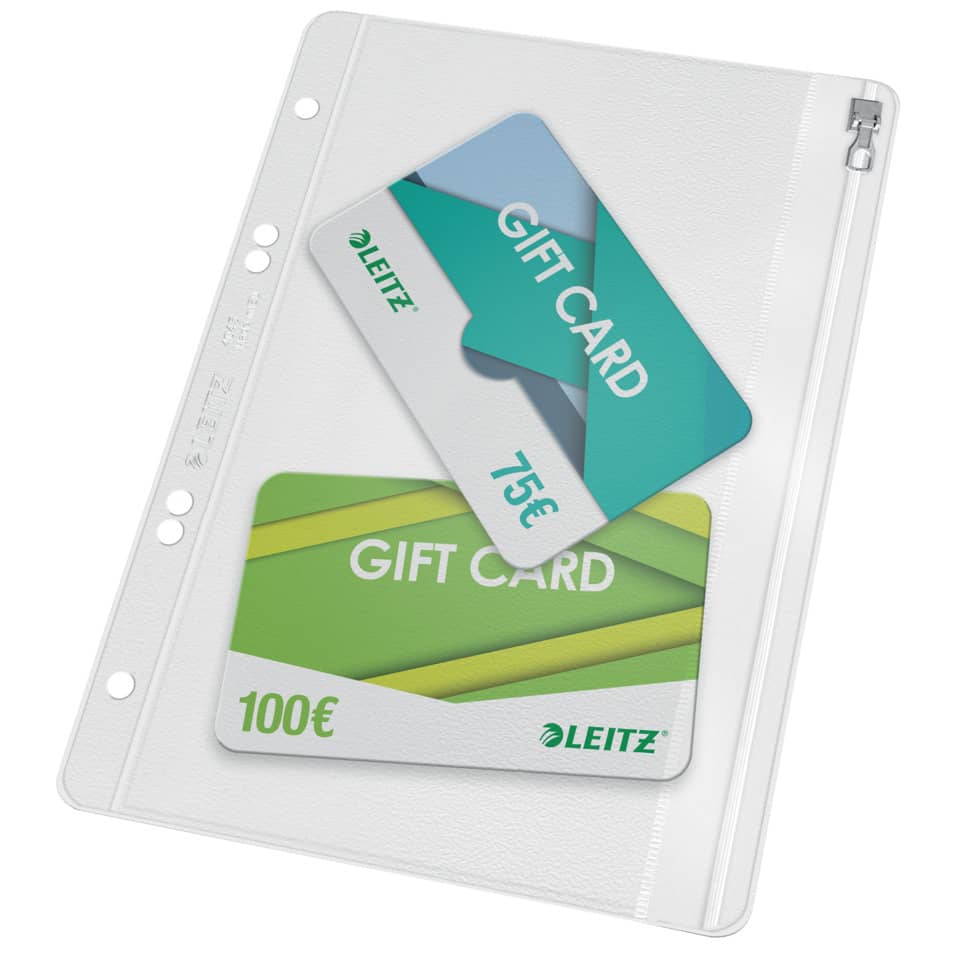 Gutschein, Geschenkkarte, Kreditkarte, Geldkarte, Leitz Markenkarte
