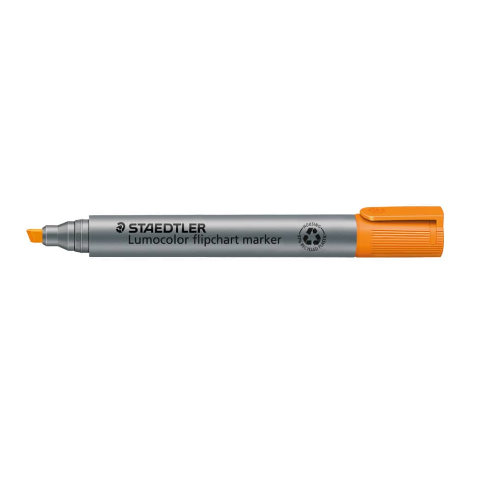Flipchartmarker Lumocolor®, 2-5mm, Keilspitze, orange STAEDTLER 356 B-4