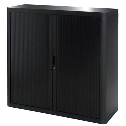 Rolladenschrank easyOffice, 110 x 104 x 41,5 cm, schwarz PAPERFLOW E1CT0004400045