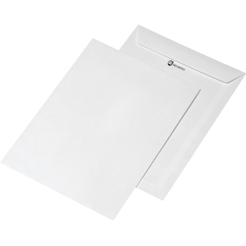 Versandtasche, B4, 130g/m², Haftklebend, 100 Stück, weiß SECURITEX 30001239