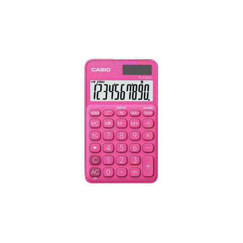 Taschenrechner 10-stellig rot CASIO SL-310UC-RD