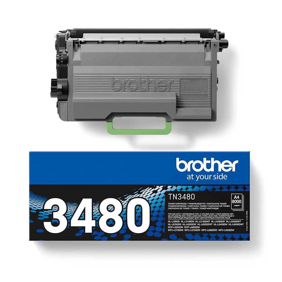 Toner, Patrone, Kassette, Drucker, Brother TN3480