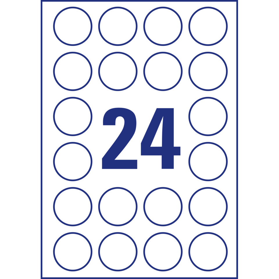 24, Punkte, Kreise, Gitter, Zählung