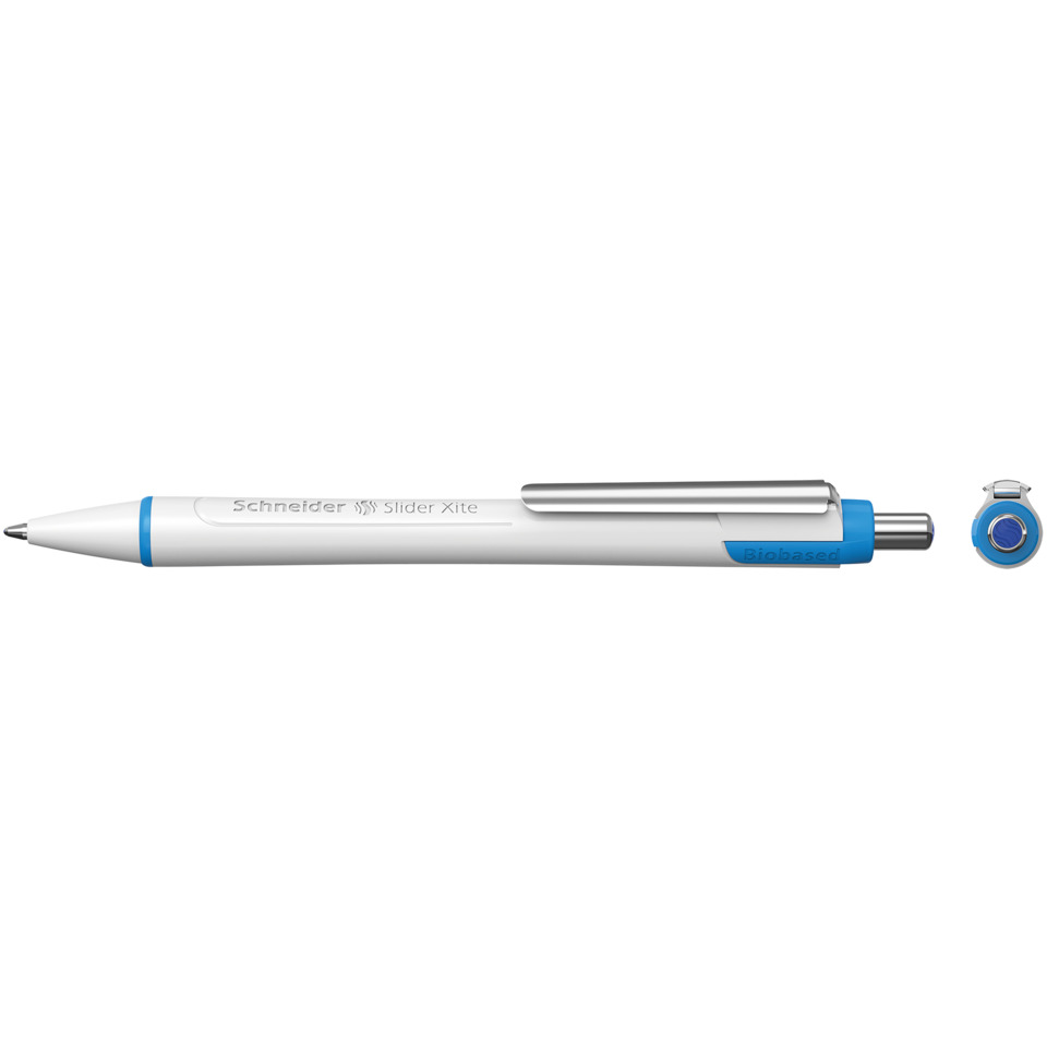 Kugelstift, Biodegrader?, Blaues Element, Clip, Metallspitze