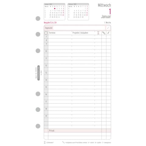 Jahres-Set Midi 2025 CHRONOPLAN 50535