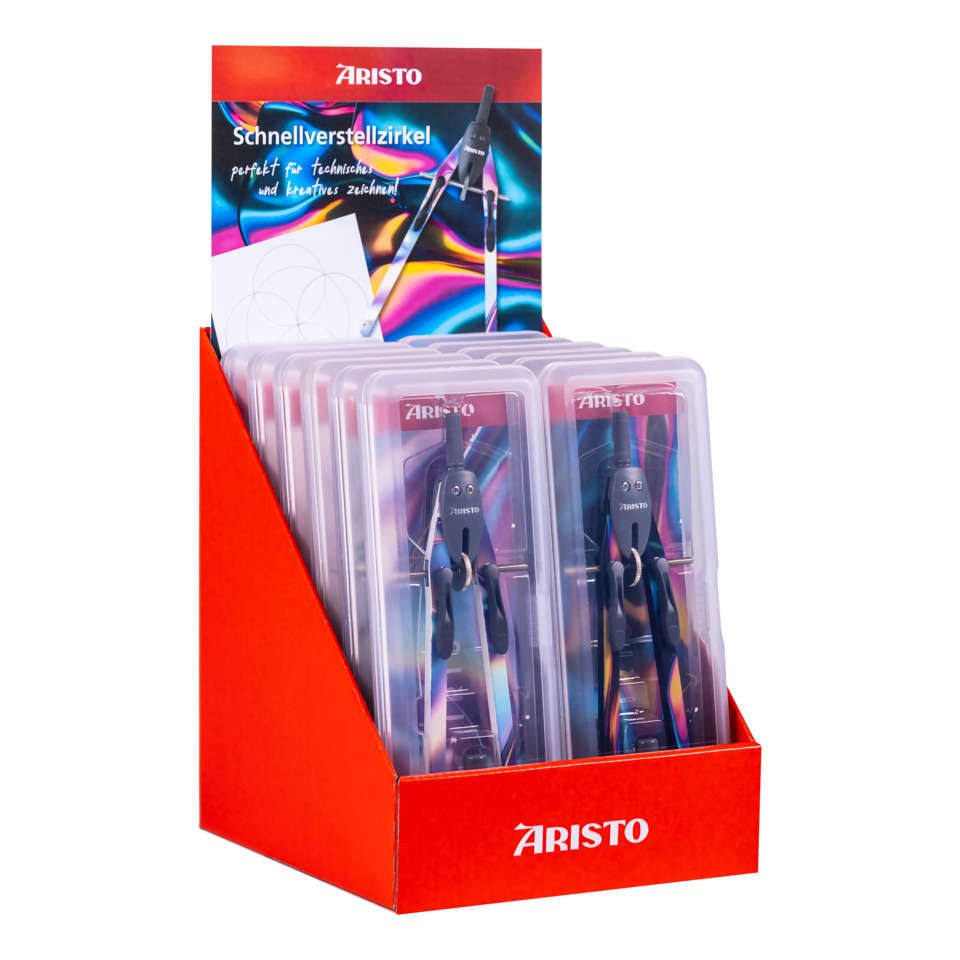 Schnellverstellzirkel BTS sortiert   im Display ARISTO VD55956