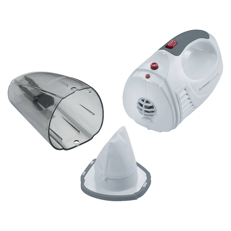 Akkubetriebener Staubsauger, Nass-/Tassackeraser, Filterbeutel, Kompakt, Dauerhafter Filter