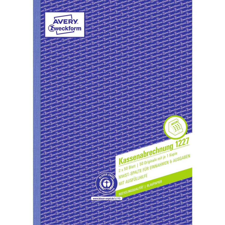 Kassenabrechnung, Büropapier, Blatt Papier, Kopierpapier, Recyclingpapier