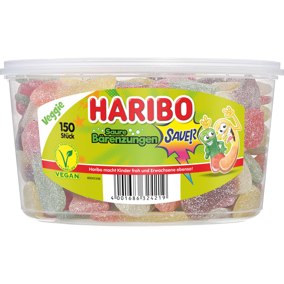 Gummibärchen, vegan, Haribo, Fruchtgummi, Großpackung