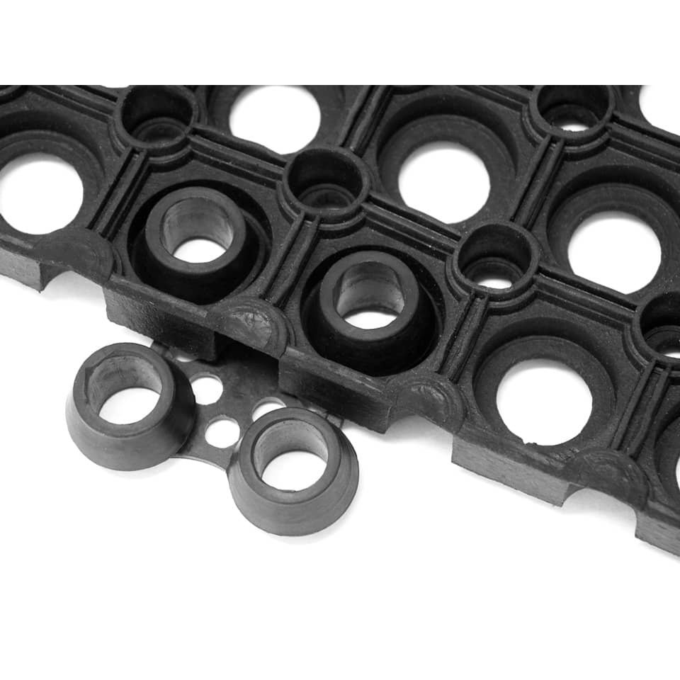 Geotextile, Gittermatte, Gummiringe, Unterlage, Verbindungsring