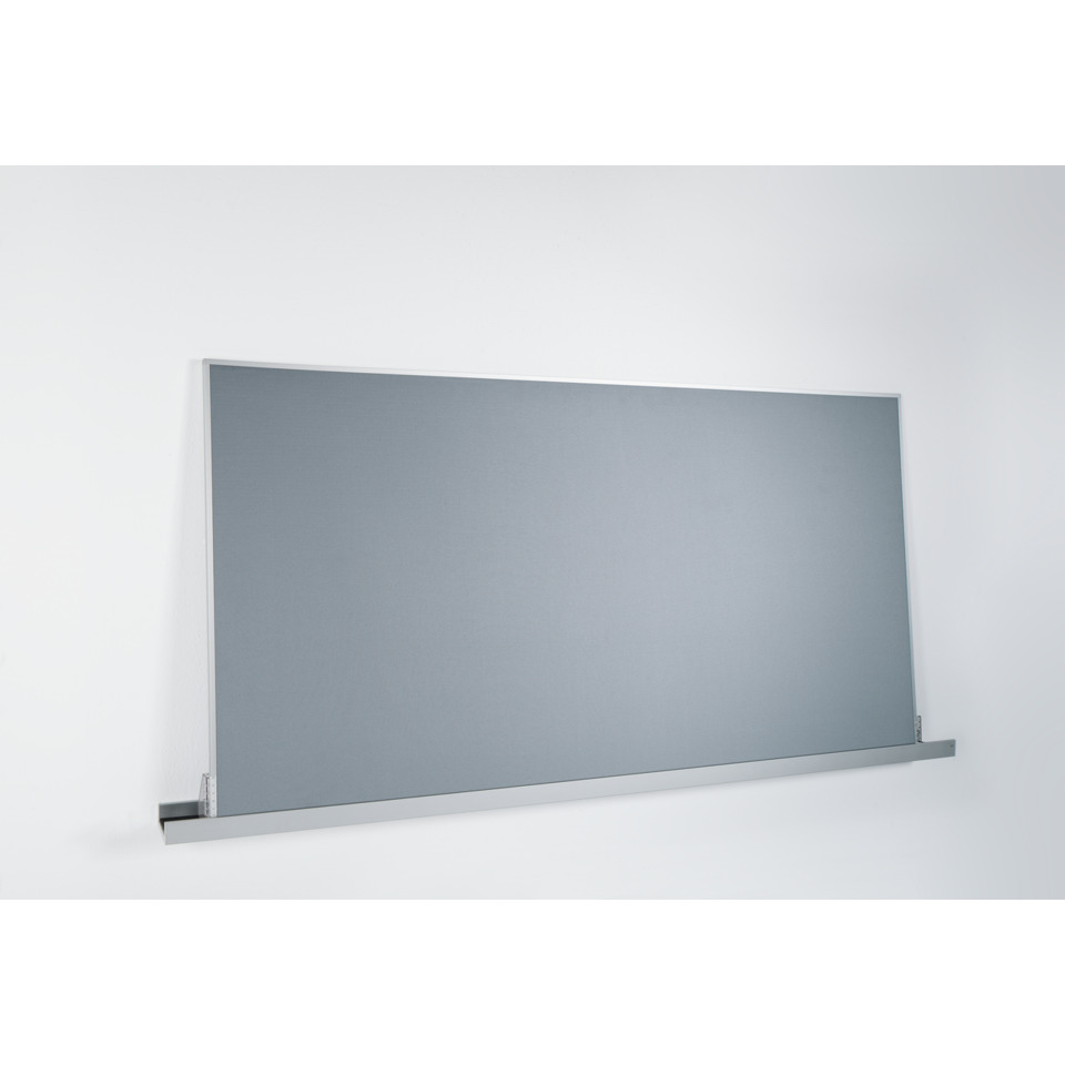 Glasplatte, Wandschrank?, Tafel, Metallrahmen, Graue Oberfläche