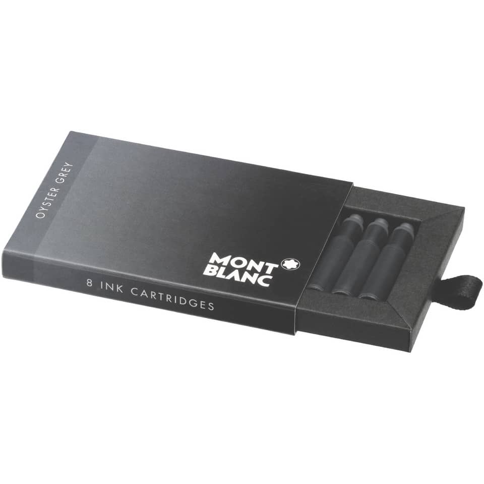 Tintenpatronen, 8er Pack, Montblanc, Oyster Grey, Kartonenschachtel