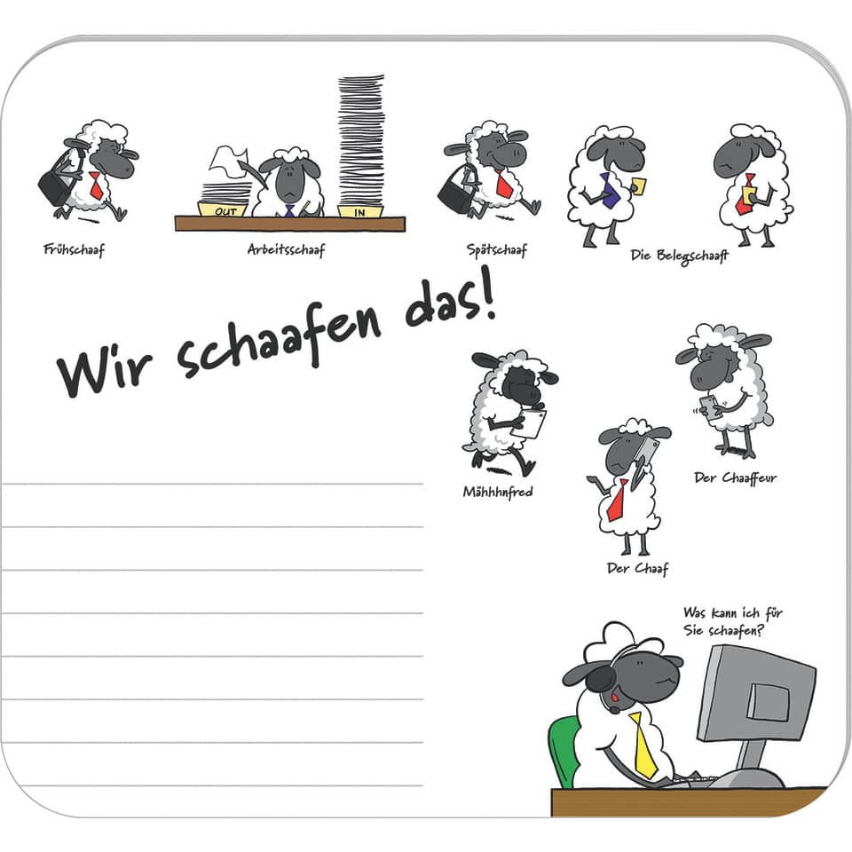 Schafe, Arbeitschaaf, Tagesverlauf, Kopfbild, Büro