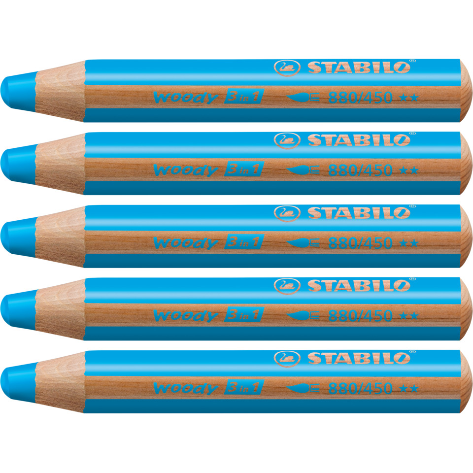 Kohlepunker, Holzstift, Bleistift, 3 in 1, Stabilo