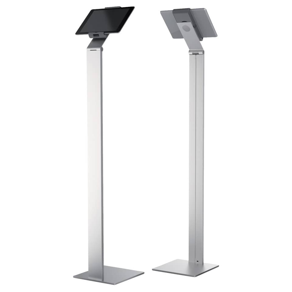 kiosk-stativ, tablet-stativ, tablet-halter, metal-stativ, monitor-stativ