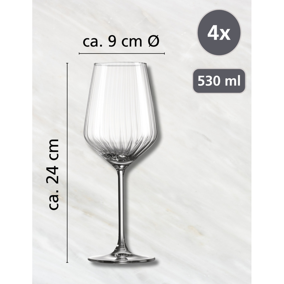 Weinglas, Glas, Kelchglas, Stielglas, Größe 530 ml