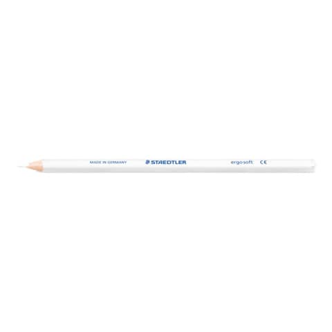 Farbstift ergo soft®, 3mm, weiß STAEDTLER 157-0
