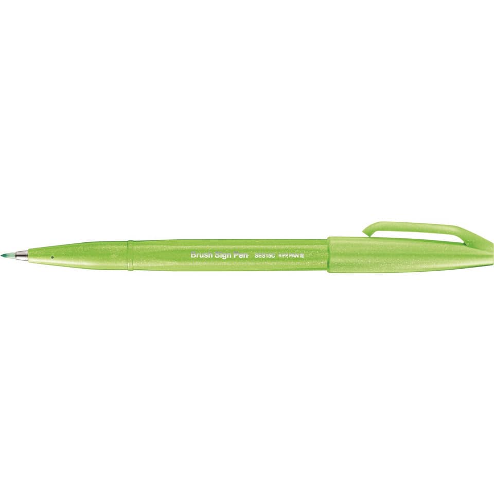 Kugelstift, Kugelschreiber, Grüner Stift, Gummi-Clip, Ballpoint pen