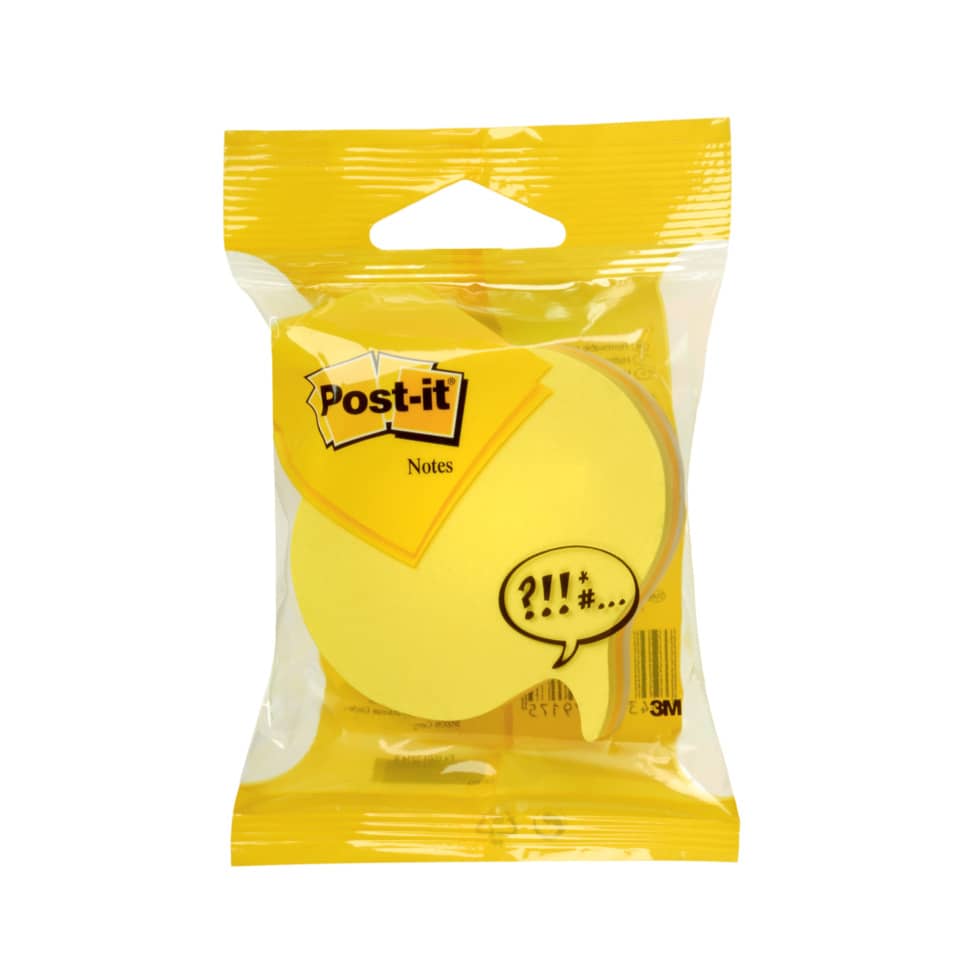 Post-it notes, Notizblock, Kleines Paket, Gelb, Runde Notizzettel