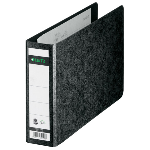 Qualitäts-Ordner 180° Hartpappe, A5 quer, 55mm, schwarz LEITZ 1066-00-00