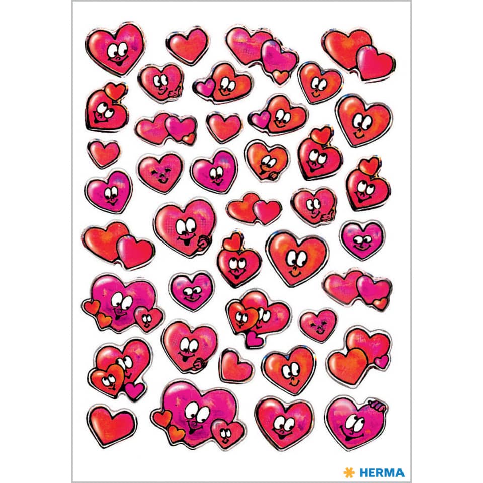 herz sticker, pinke herzen, cartoon herzen, valentin, musterdruck