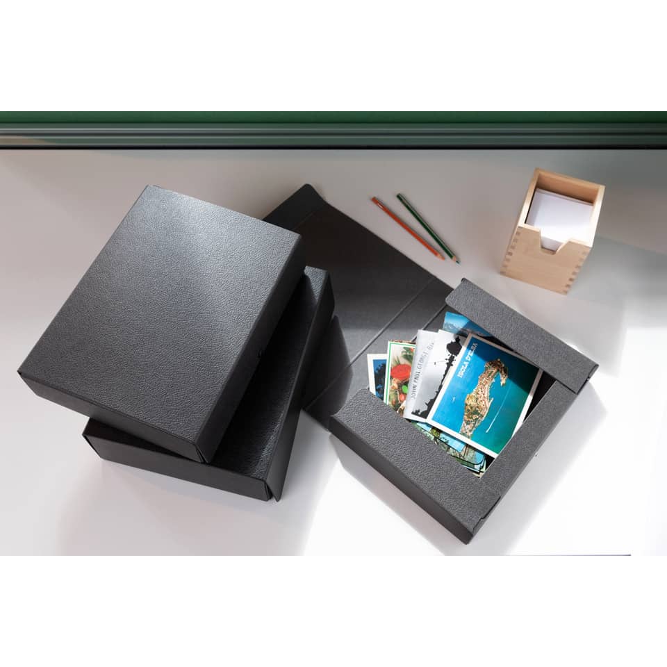 Geschenkbox, Kartenbox, Schwarze Box, Schutzbox, Postkartenset