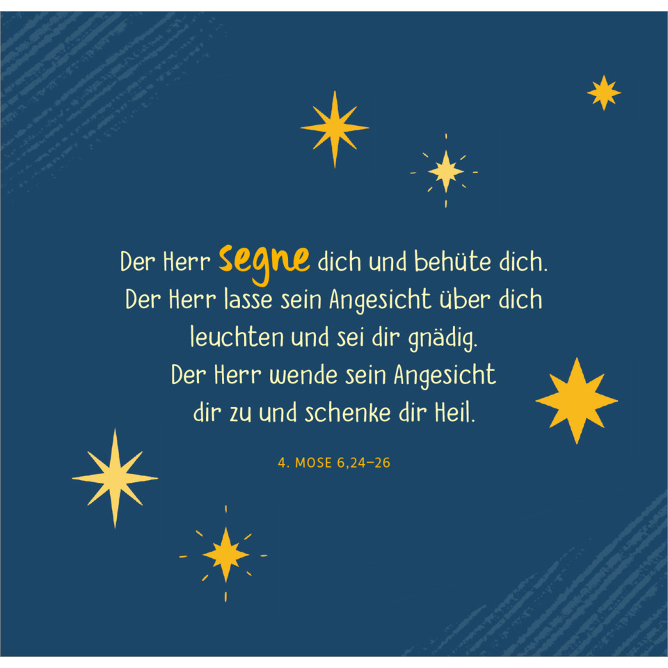 poster, text, stars, blue, German bible verse