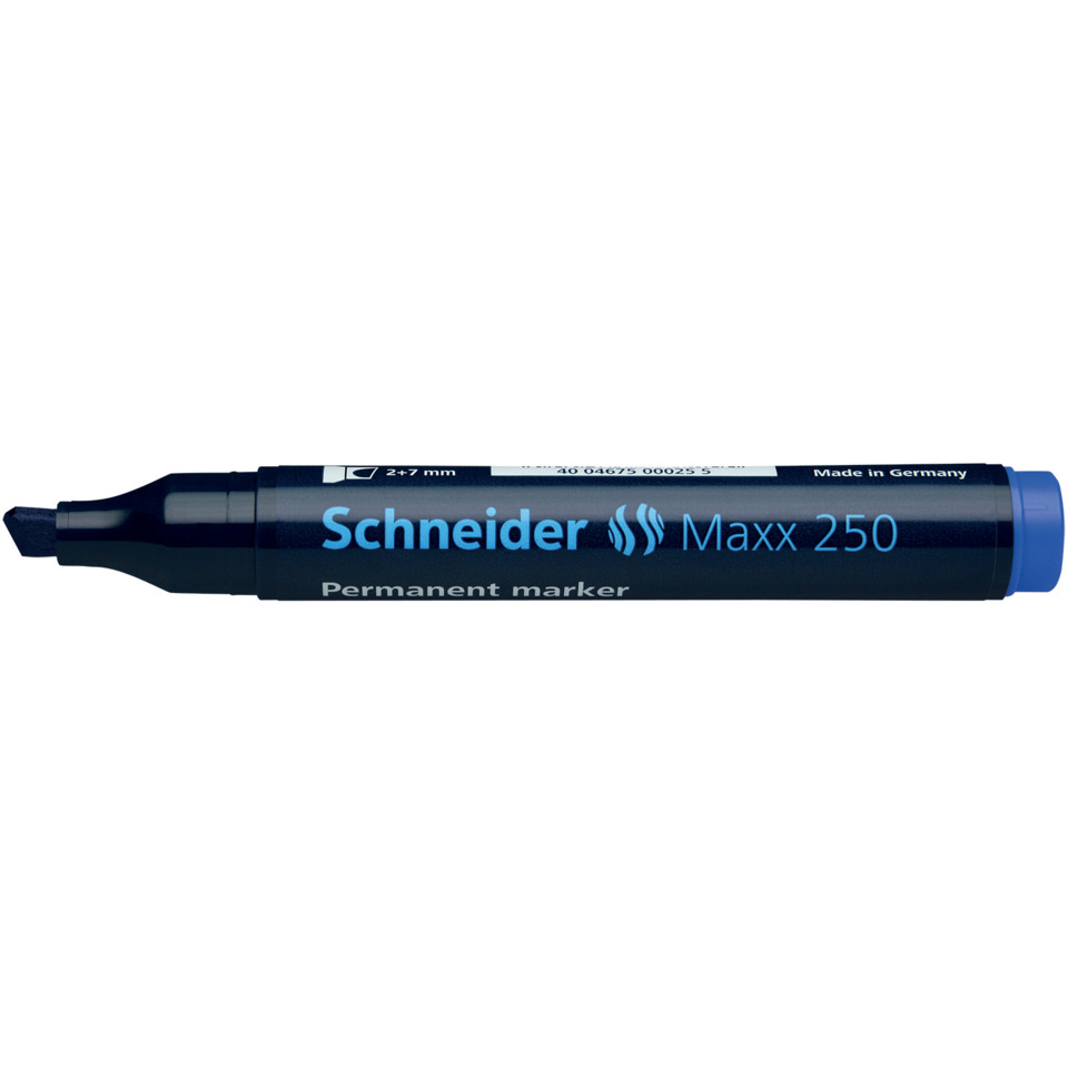 Permanentmarker, Marker, Schneider, Maxx 250, Blau