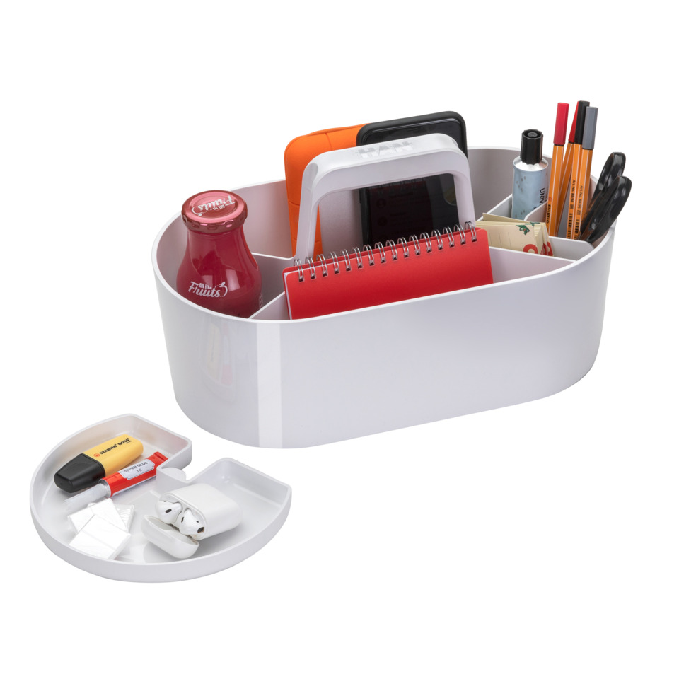 Schreibtisch-Organizer, Büro-Set, Ordnerhalter, Kompakt, Kabelhalter