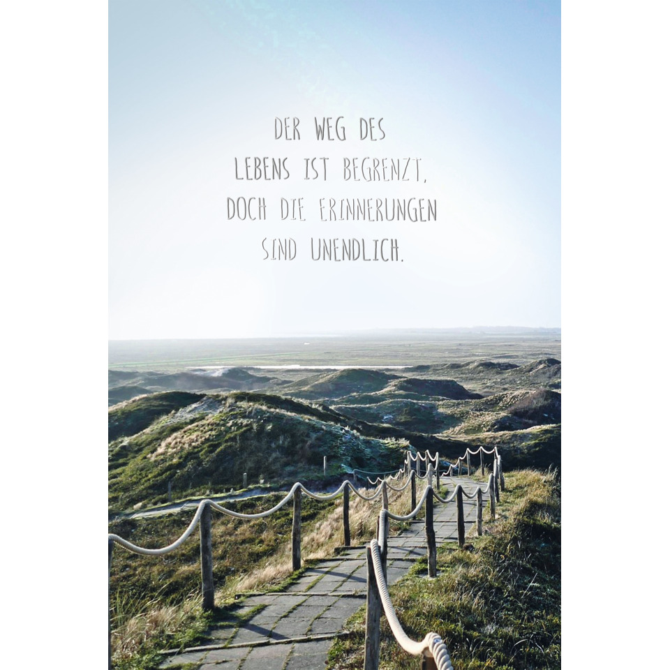 Landschaft, Küste, Weg, Zaun, Wandern