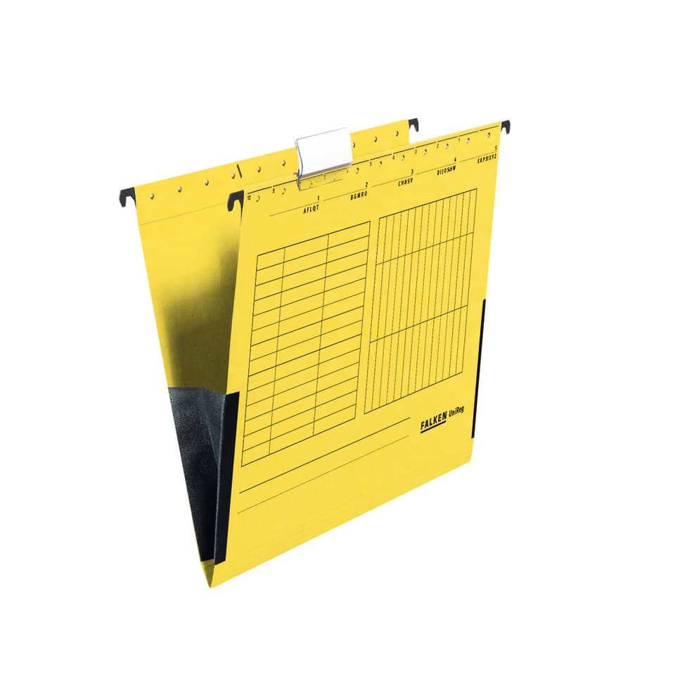 A4 Clipboard, Clipboard Blatt, Gelbe Clipboard, Dokumentenhalter, Falken UniFlex
