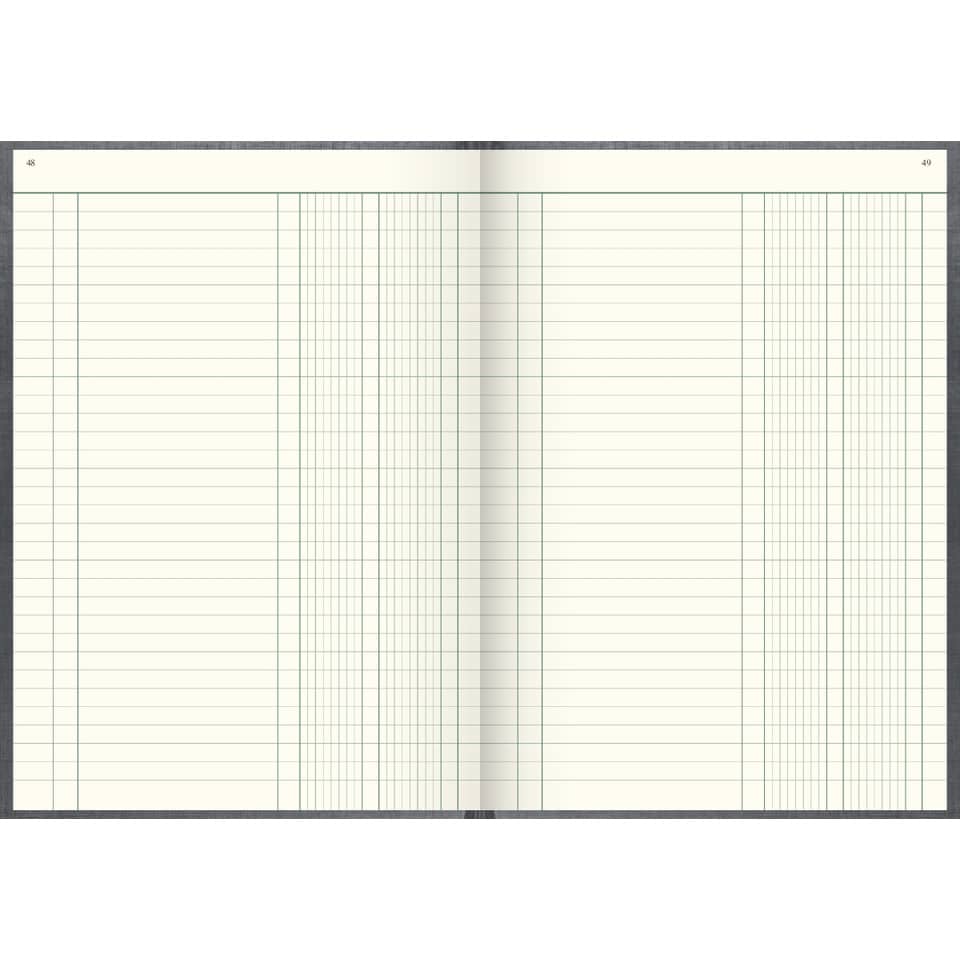 notebook, Gitter, Ledereinband, offen, Seite
