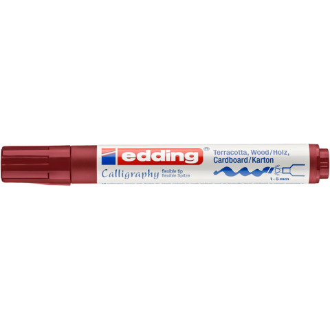 Kalligrafiemarker 1455, 1-5mm, karmesin EDDING 4-1455046