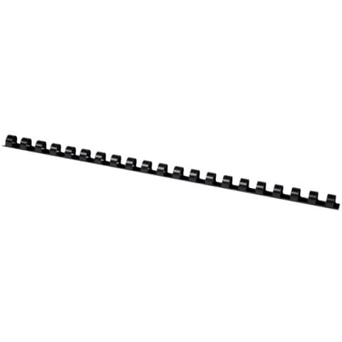 Spiralbinderücken, 10mm, 21 Ringe, 100 Stück, schwarz Q-CONNECT KF24020