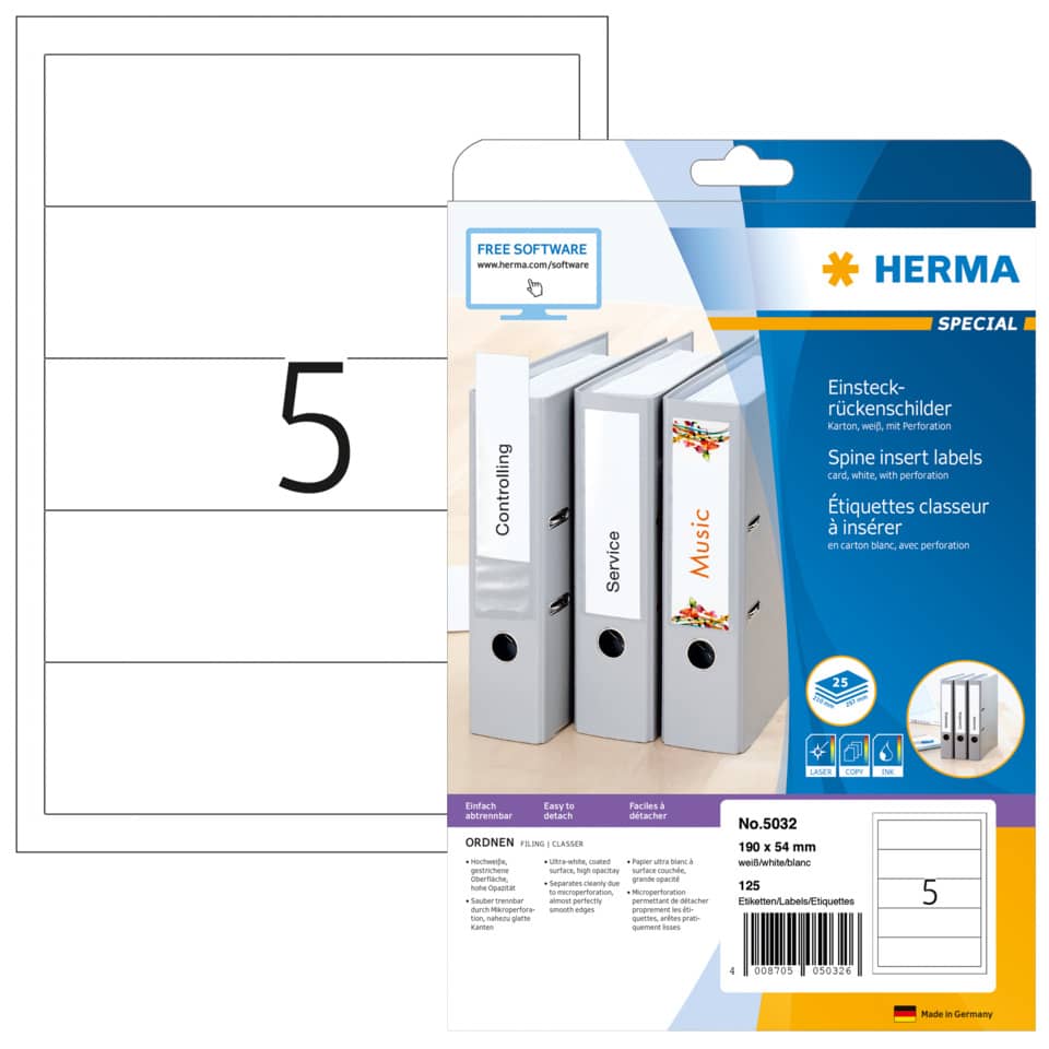 Ordner, Spine, Etiketten, Karton, Perforation