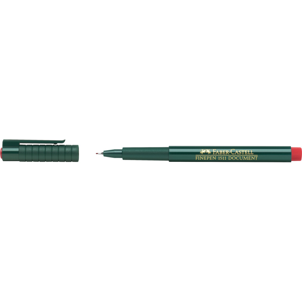 Fineliner, Documentschreiber, grün, Kugelspitze, Faber-Castell