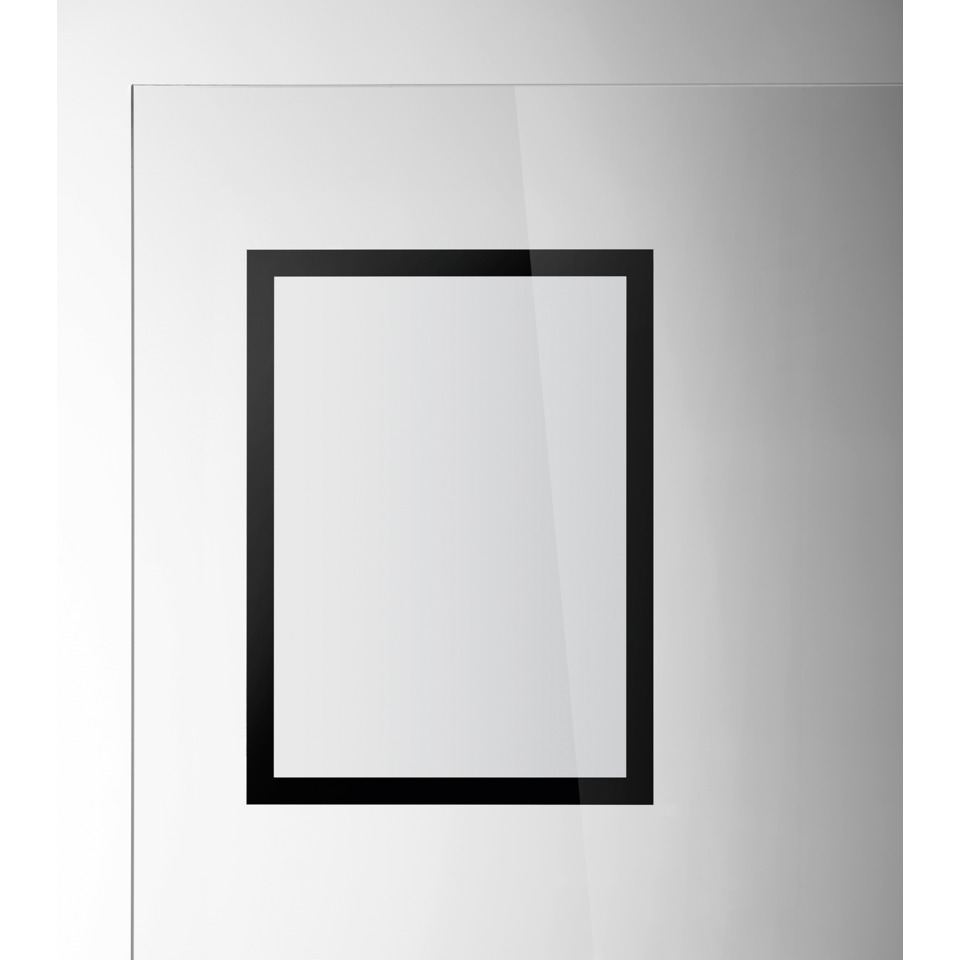Rahmen, Poster, schwarzes Quadrat, Minimal, Wandkunst