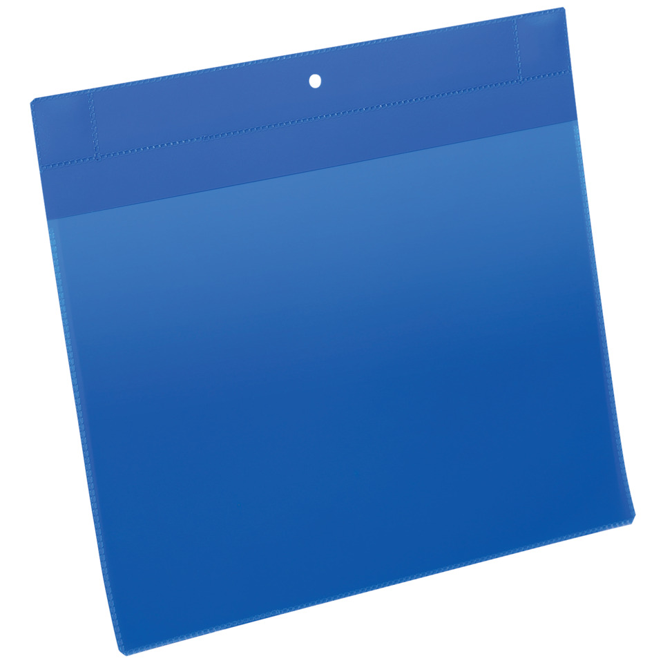 Ordner, Ordnerhülle, Kunststoff, Blau, Doppeldeckel-Design, äquivalente A4-Ordner, Ordner, Klebtasche, blau, Kunststoff/PP