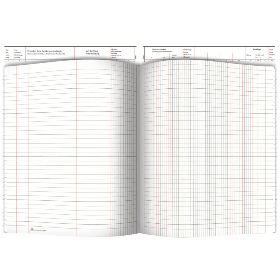 Kladdebuch, Lineatur, Gitterpapier, Buchseiten, Notizbuch